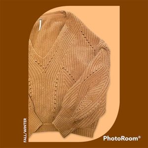 Vintage warm brown sweater